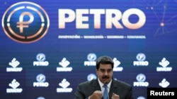 El presidente Nicolás Maduro presidió el evento del lanzamiento internacional del petro, la criptomoneda desarrollada por el gobierno de Venezuela, el lunes, primero de octubre en Caracas