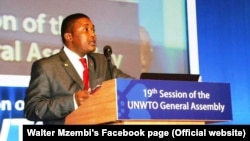 Zim Tourism Minister Walter Mzembi