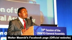 Zim Tourism Minister Walter Mzembi