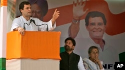 Vice President of India’s ruling Congress party Rahul Gandhi, Nov. 6 2013 (AP Photo/Channi Anand)