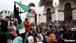 Récentes manifestations dans les rues d'Alger, le 26 mars 2019.