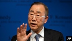 ကုလသမဂ္ဂအတွင်းရေးမှူးချုပ်ဟောင်း Ban Ki-moon 