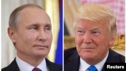 Russian President Vladimir Putin and U.S. President Donald Trump will meet in Hamburg, Germany, on July 7, 2017, on the sidelines of a Group of 20 summit of leading rich and developing nations.