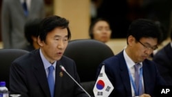 FILE - South Korea's Foreign Minister Yun Byung-se.