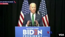 El exvicepresidente de EE.UU. Joe Biden considera que sería necesario postergar la Convención Nacional Demócrata prevista para julio debido a la pandemia de coronavirus en EE.UU.