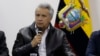 Presidente de Ecuador insiste en reforma tributaria tras rechazo de legisladores