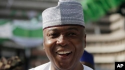 Bukola Saraki, président du sénat, troisième personnage de l'Etat nigérian