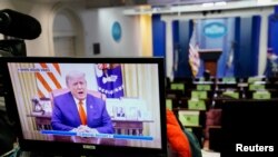 Відео-звернення тодішнього президента США Дональда Трампа до учасників штурму Капітолію 