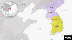 朝鲜和韩国地理位置