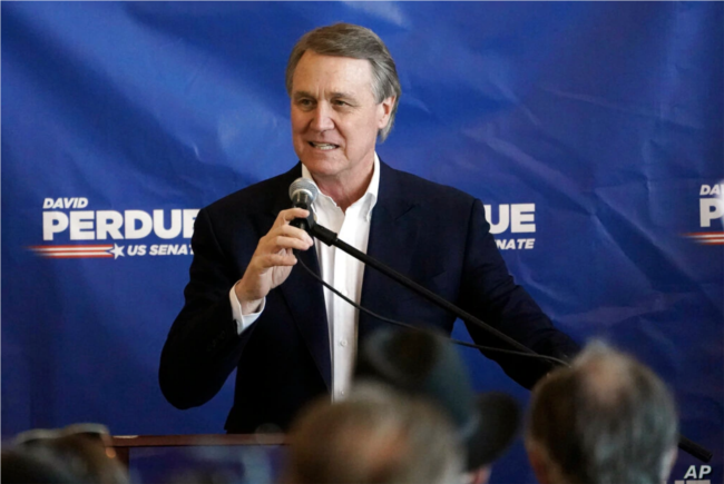 Cumhuriyetçi Partili Georgia Senatörü David Perdue