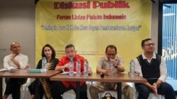 Diskusi bertajuk “Pemimpin Baru KPK dan Masa Depan Pemberantasan Korupsi” di Jakarta, Rabu (18/12) (Foto: VOA/Fathiyah).