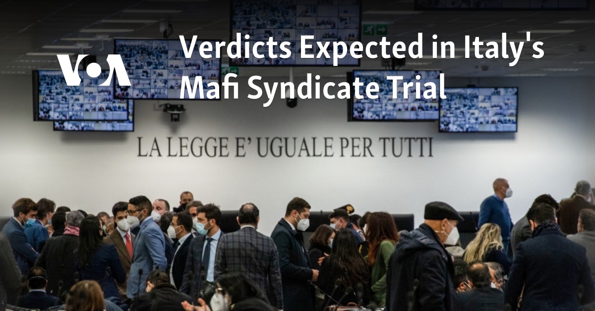 Verdicts Expected in Italy's Mafi Syndicate Trial