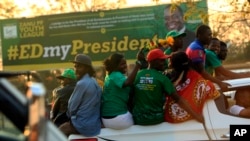 Zanu PF Supporters Celebrate Concourt Ruling Zimbabwe Elections