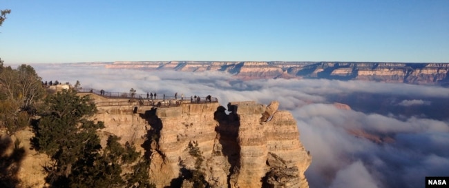 Fog at the Grand Canyon