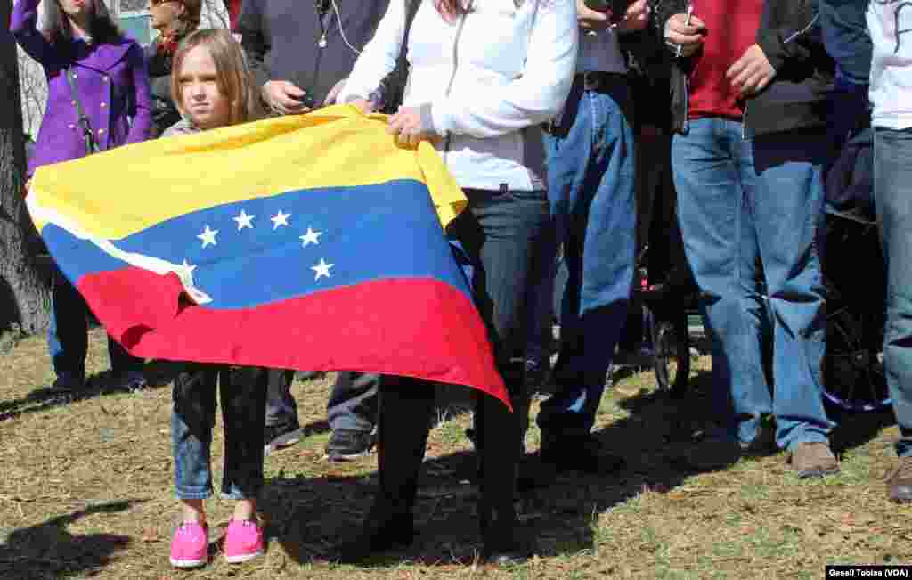 Venezolanos protestan en las calles de Washington 