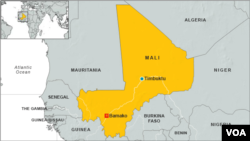 Peta wilayah Mali (Foto: dok).