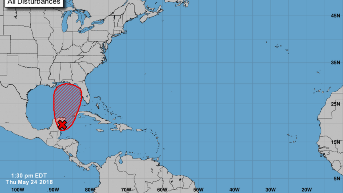 La tormenta Alberto podría afectar EE.UU., México y Cuba