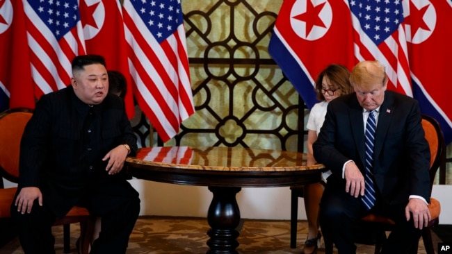 特朗普总统与朝鲜领导人金正恩