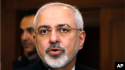 FILE - Iranian Foreign Minister Mohammad Javad Zarif said said the MV Maersk Tigris was involved in a long-standing Iranian court case.