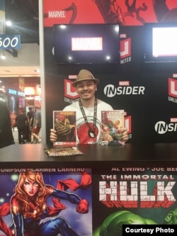 Ario Anindito saat berada di San Diego Comic-Con 2019 (dok: Ario Anindito)