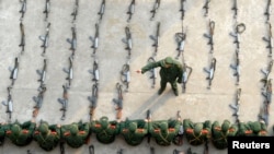 Một buổi huấn luyện của Quân đội Trung Quốc.