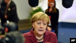 Nemačka kancelarka Angela Merkel dolazi na smait EU u Briselu, 15. oktobra 2016.