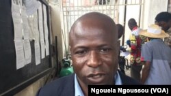 Kevin Maboundou, un opposant en liberté, à Brazzaville, le 11 avril 2018. (VOA/Ngouela Ngoussou)