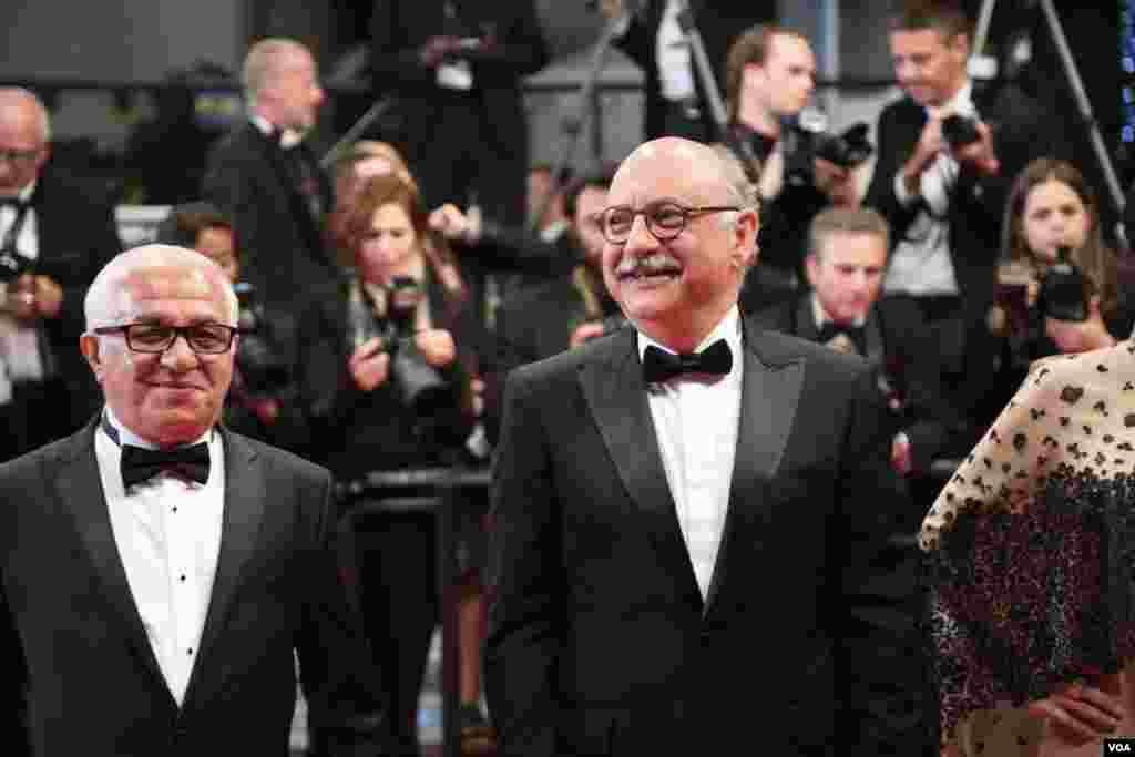 حسين جعفريان فيلم بردار فیلم فروشنده در جشنواره کن.