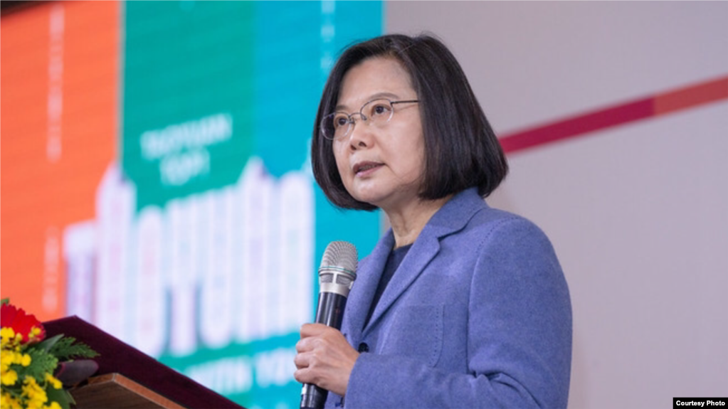 台湾总统蔡英文(台湾总统府提供)
