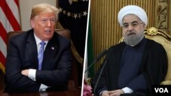 Donald Trump e Hassan Rouhani