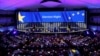 A general view of the Plenary Hall during the election night for European elections at the European Parliament in Brussels, Belgium, May 27, 2019. 