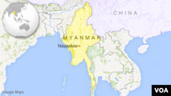 Map of Myanmar