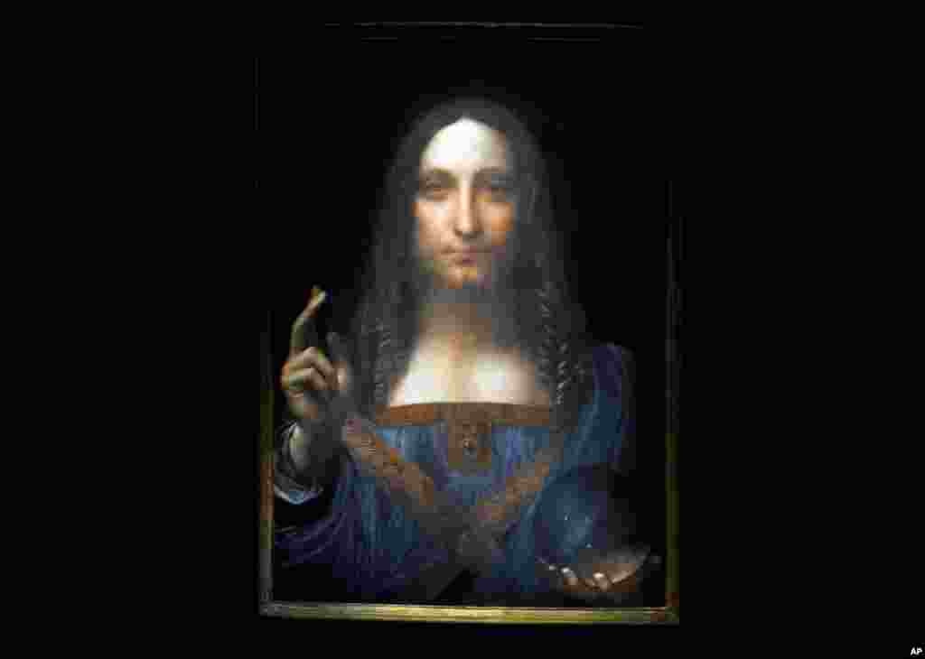 Zane mai suna "Salvator Mundi" wanda Leonardo da Vinci ya zana a wajejen shekarar 1500 miladiyya. Ma'anar Salvator Mundi, Macecin Duniya.