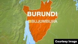 Burundi map