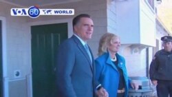 Republican challenger Mitt Romney waited until Election Day