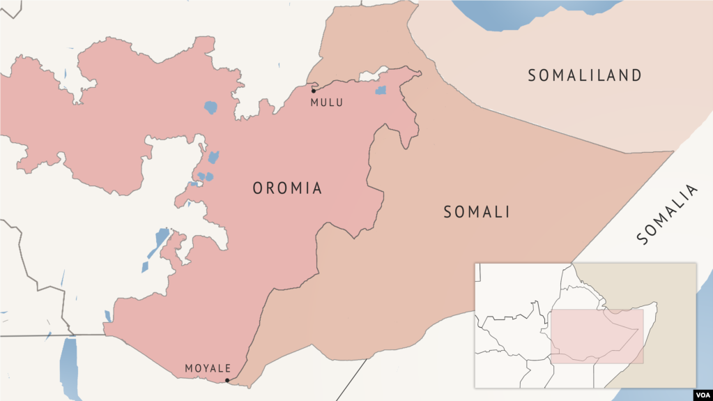 Oromia map