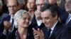 Francois Fillon et sa femme Penelope, Paris, le 29 janvier 2017. (AP Photo/Christophe Ena) 