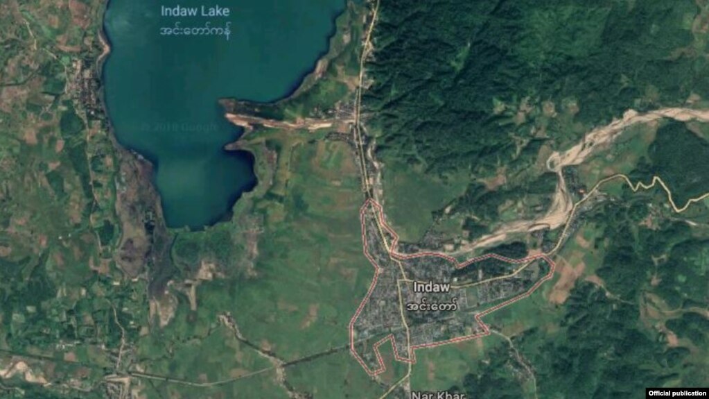 အင္းေတာ္ၿမိဳ႕ (Google map)