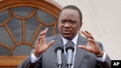 Rais wa Kenya Uhuru Kenyatta