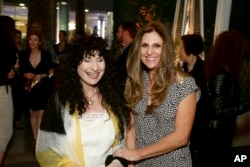 Author Diane Ackerman and director Niki Caro at the Los Angeles Premiere of Focus Features' "The Zookeeper's Wife" at ArcLight Hollywood, March 27, 2017, in Los Angeles.