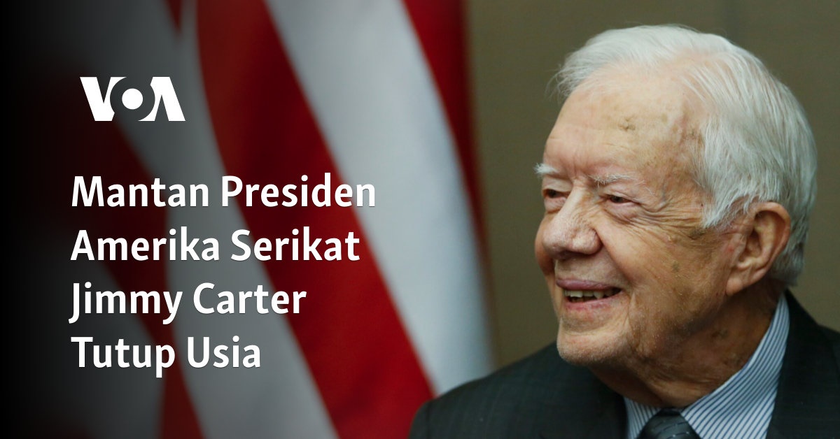 Mantan Presiden Amerika Serikat Jimmy Carter Tutup Usia