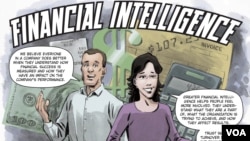 A picture from the "Financial Intelligence" comic book 