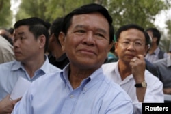 FILE - Cambodia National Rescue Party's Kem Sokha, pictured in Phnom Penh in February 2016.