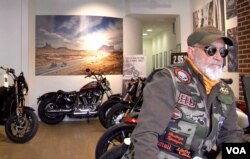 For French Harley owners, the motorcycle is about freedom — and America. (L. Bryant/VOA)