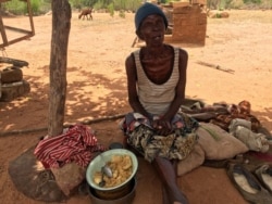 One of the villagers in Matabeleland South facing the current severe drought (Photo: Albert Ncube)