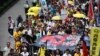 Người Hong Kong tuần hành phản đối luật dẫn độ sang Trung Quốc