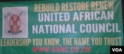 The United African National Council is being revived.