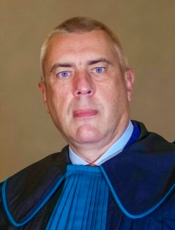 FILE - Roman Giertych, a prominent Polish lawyer, is pictured in Rome, Dec. 16, 2021.