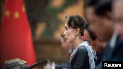 Myanmar's State Counsellor Aung San Suu Kyi 