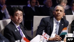 Синдзо Абэ и Барак Обама